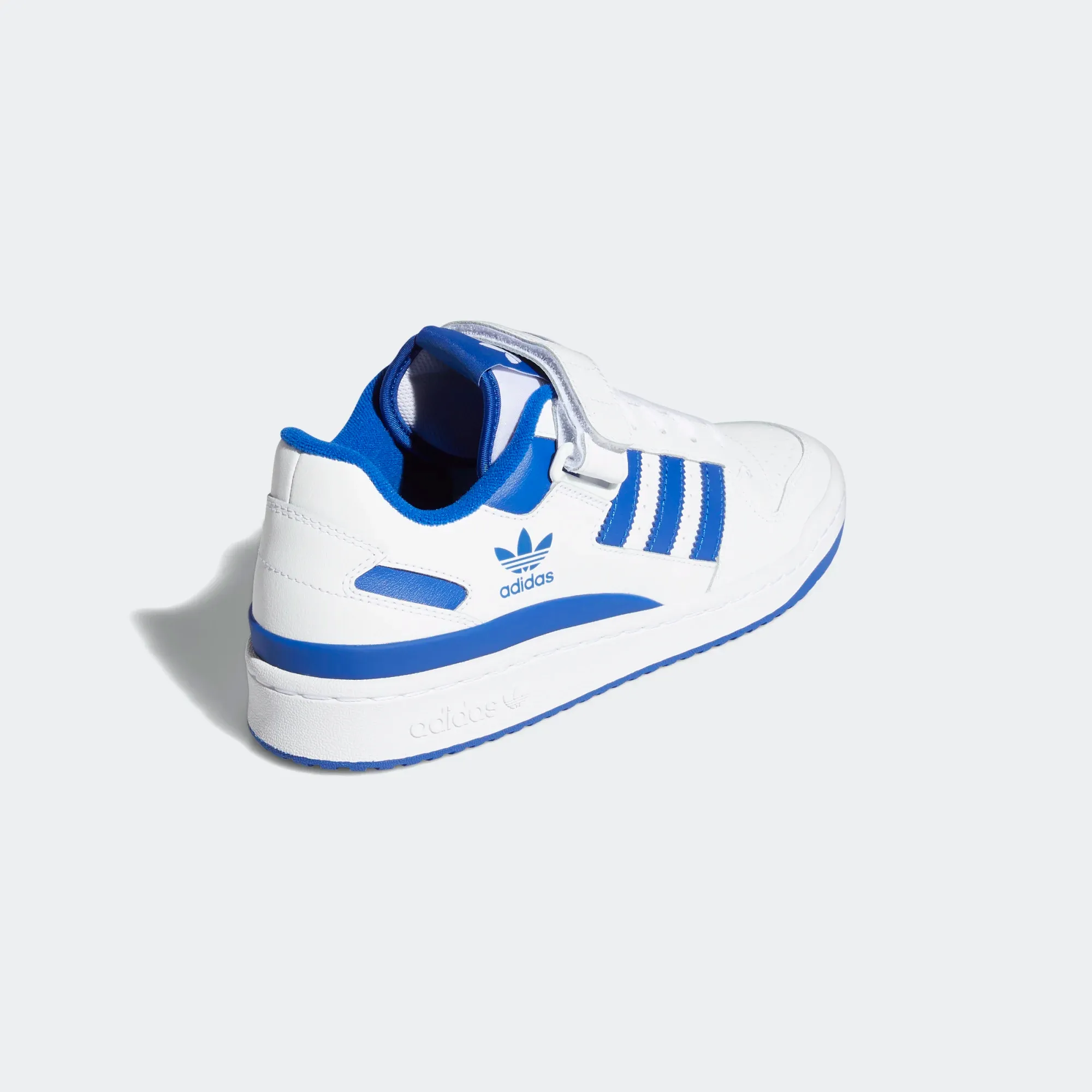 Adidas Men's Forum Low Shoes - Cloud White / Cloud White / Royal Blue