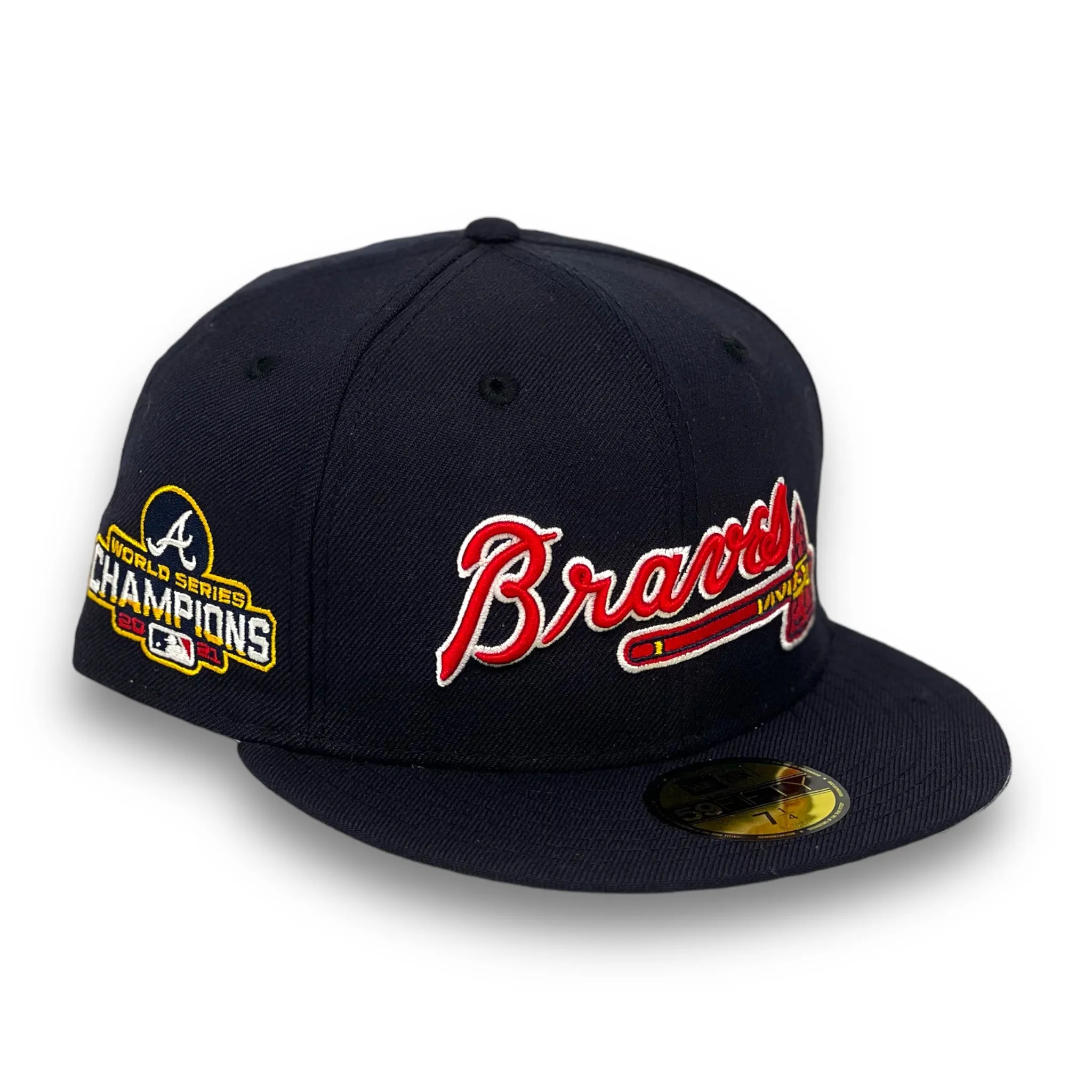 ATLANTA BRAVES (NAVY) (2021 WORLDSERIES) NEW ERA 59FIFTY FITTED