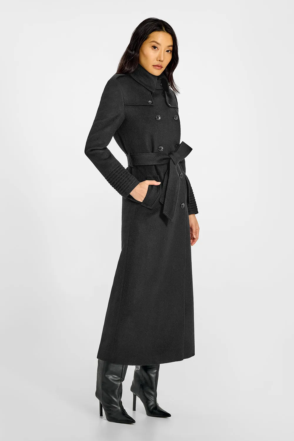 Baby Alpaca Maxi Trench Coat