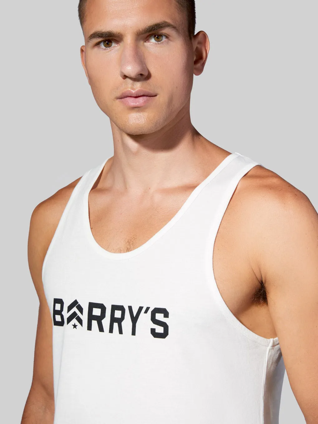 BARRY'S WHITE TANK TOP