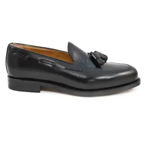 Berwick 1707 Tasselled Slip On (8491) - Black Rois