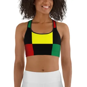 Black History Sports Bra