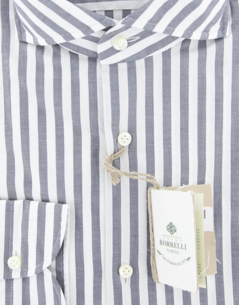 Borrelli Midnight Navy Blue Shirt - Extra Slim