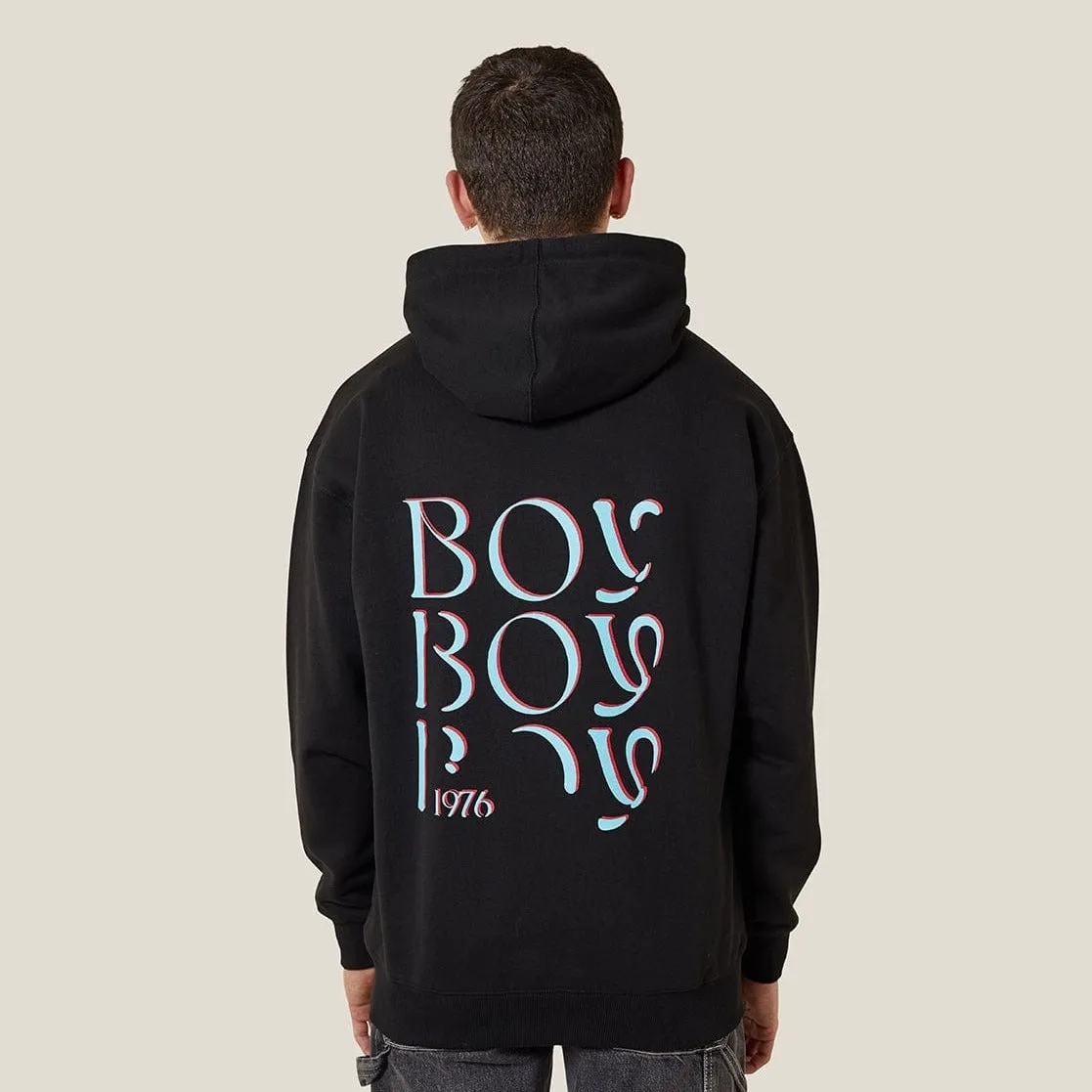 BOY BOY BOY HOOD - BLACK