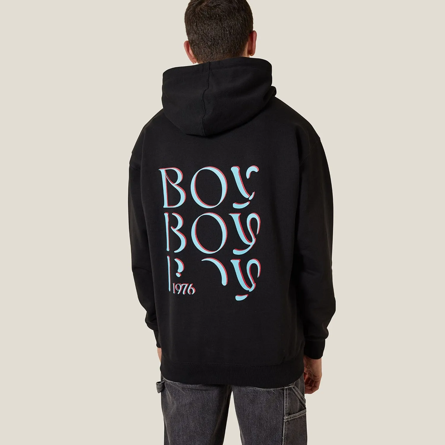 BOY BOY BOY HOOD - BLACK