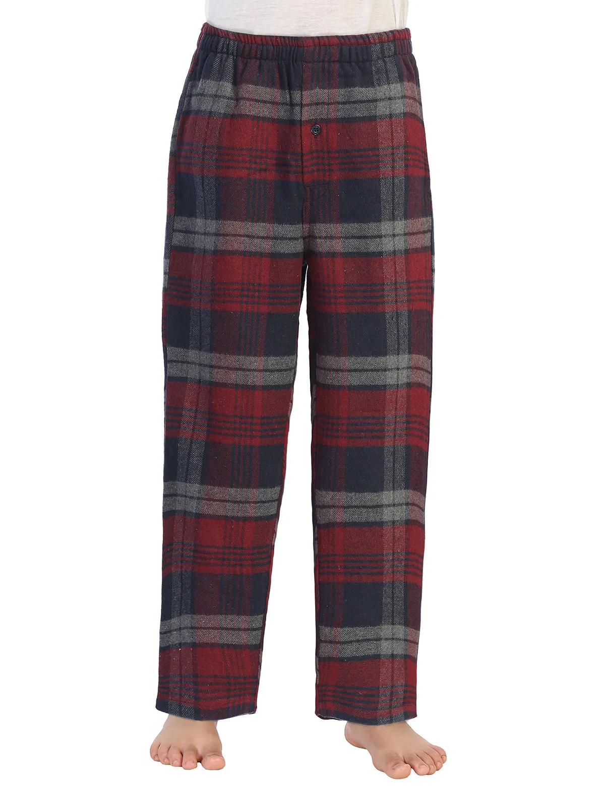 Boy's (8-18) Plaid Flannel Pajama Pants