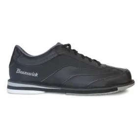 Brunswick Mens Rampage Black Right Hand Wide Bowling Shoes