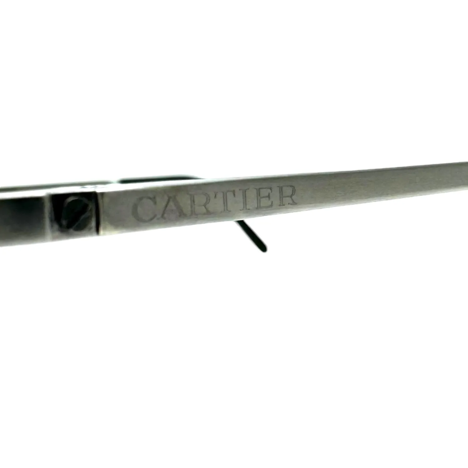 CARTIER Unisex Titanium Reading Glasses 3023046 - Silver & Black