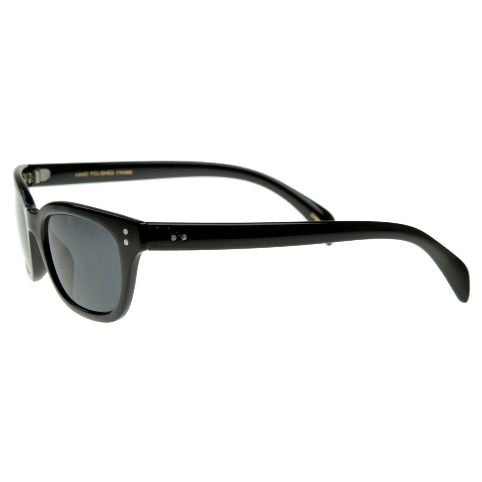 Classic Oval Horned Rim Sunglasses