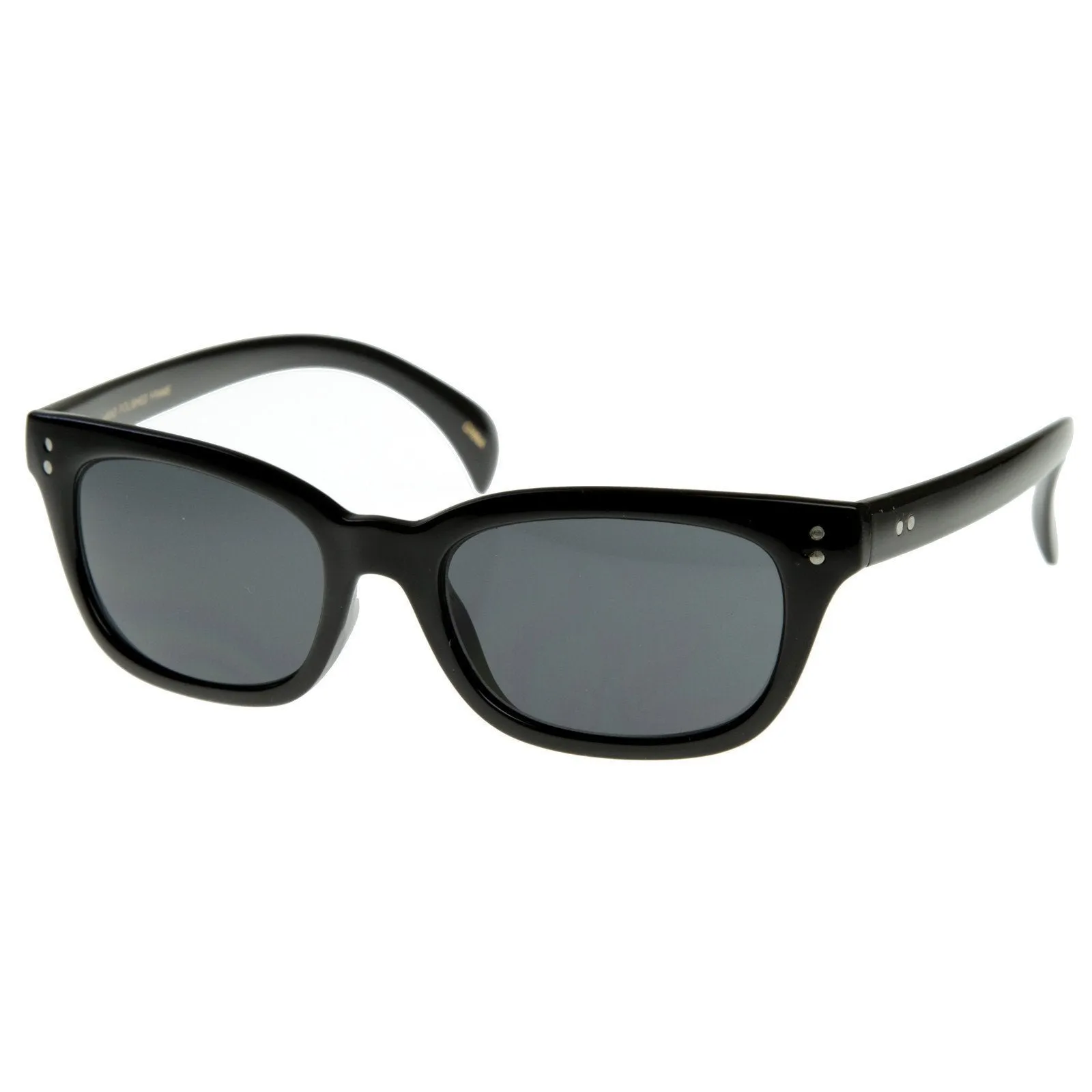 Classic Oval Horned Rim Sunglasses