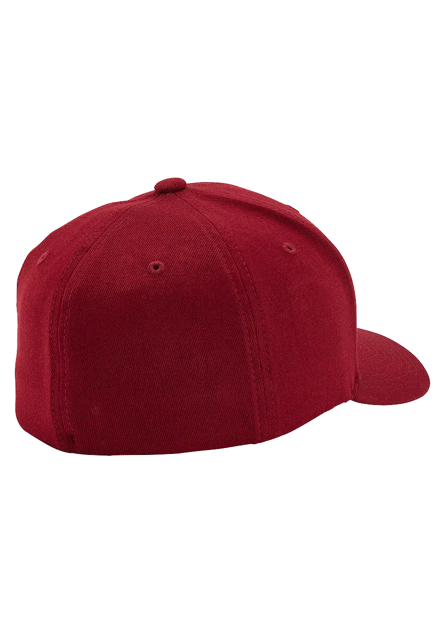 Deep Down Flexfit Athletic Fit Hat - Burgundy