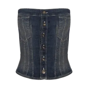 Denim Corset