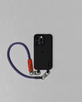 Dolomites Phone Case / Black / 8.0mm Wrist Strap Black Purple