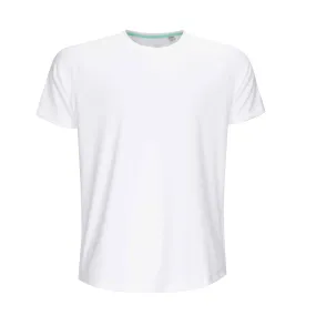 Equipe Men's Classic White Round Neck Tee