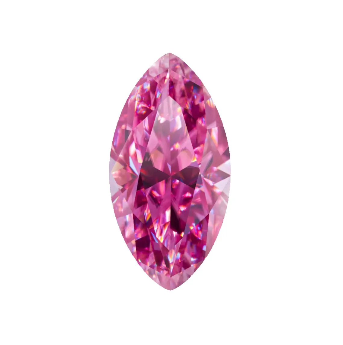 Fancy Pink Marquise Cut Moissanite Loose Stones