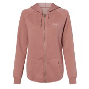 Ford Warriors in Pink Women's Zip-Up Hoodie