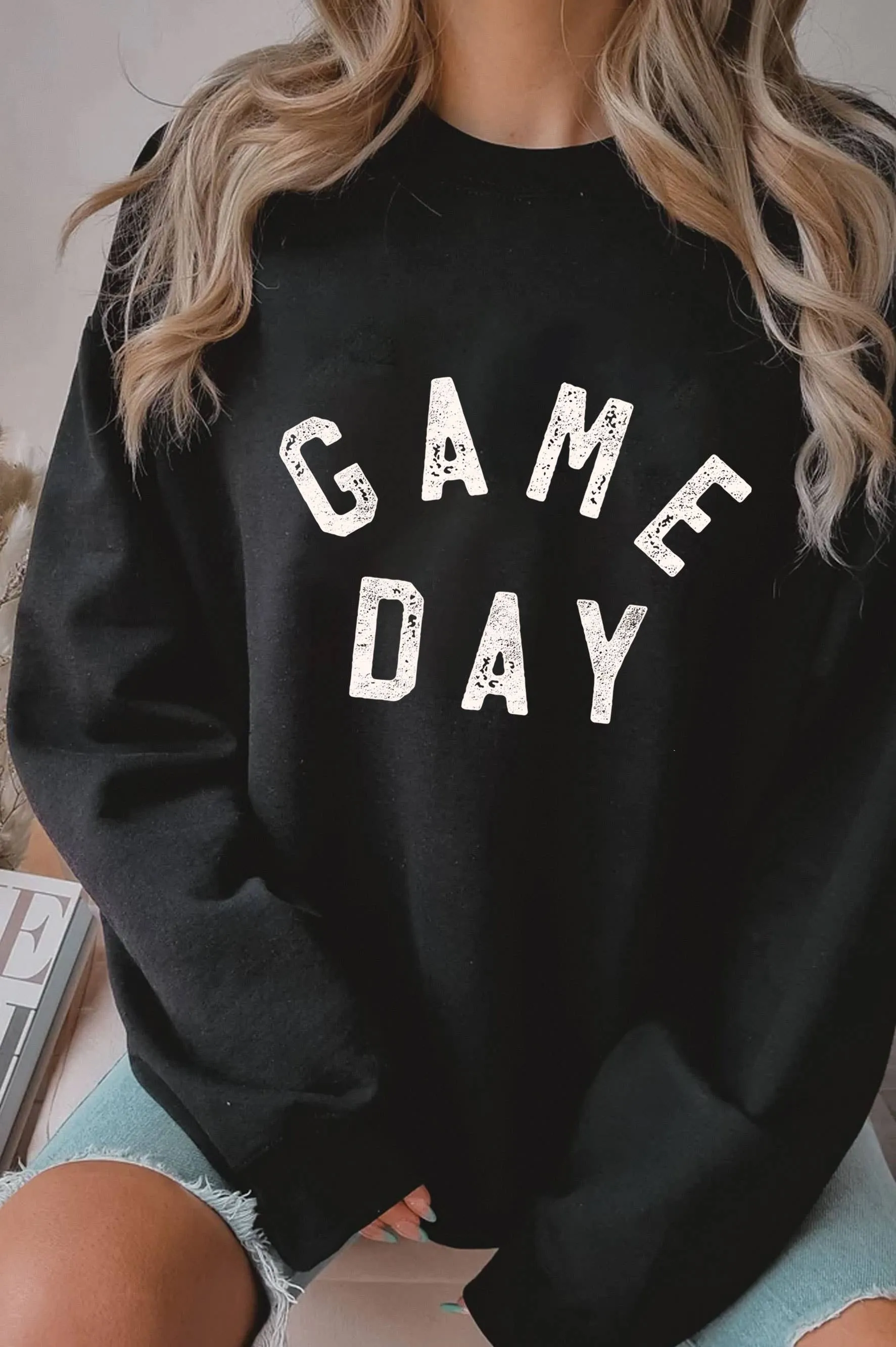 GAME DAY GRAPHIC BRUSHED SWEATSHIRTS