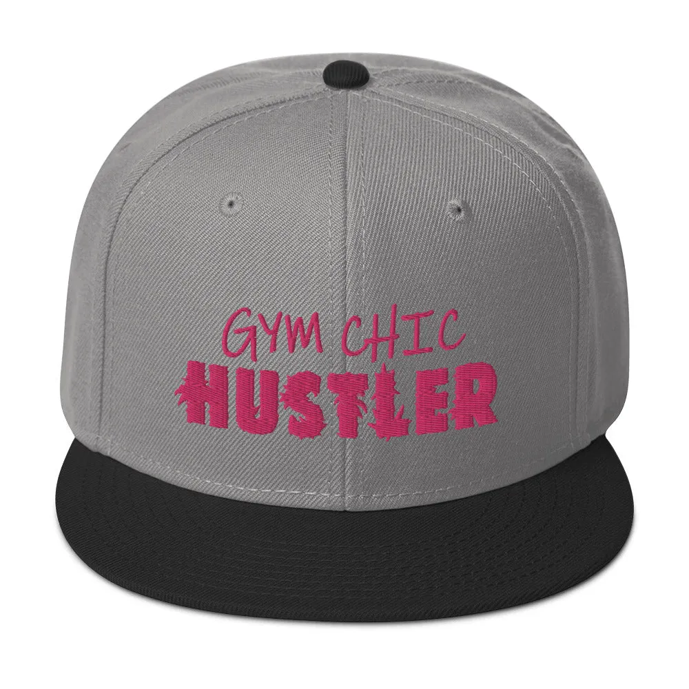 GYM CHIC HUSTLER Snapback Cap