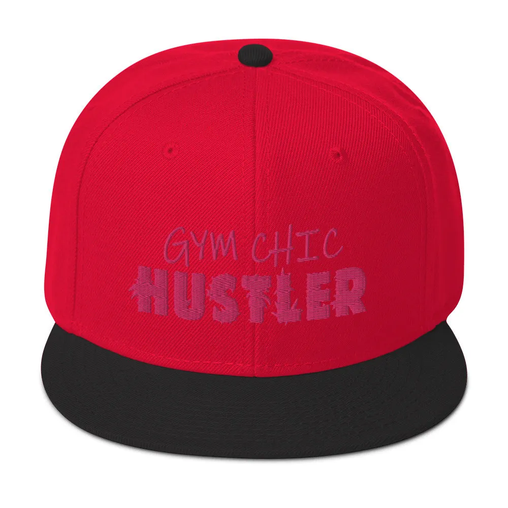 GYM CHIC HUSTLER Snapback Cap