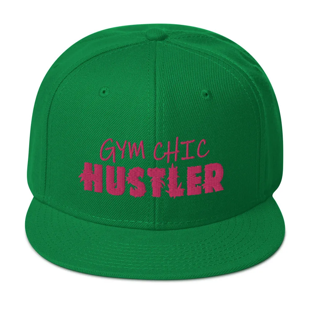 GYM CHIC HUSTLER Snapback Cap