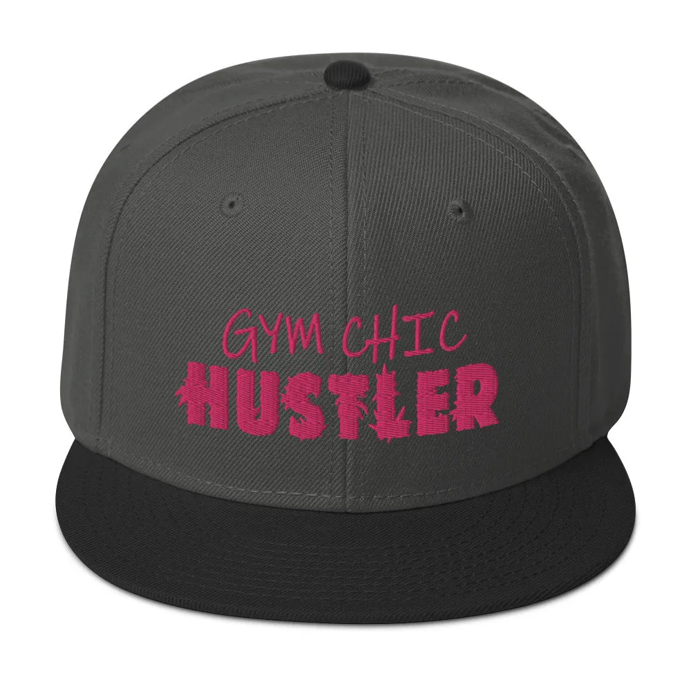 GYM CHIC HUSTLER Snapback Cap