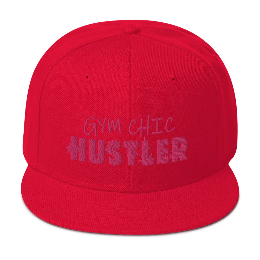 GYM CHIC HUSTLER Snapback Cap