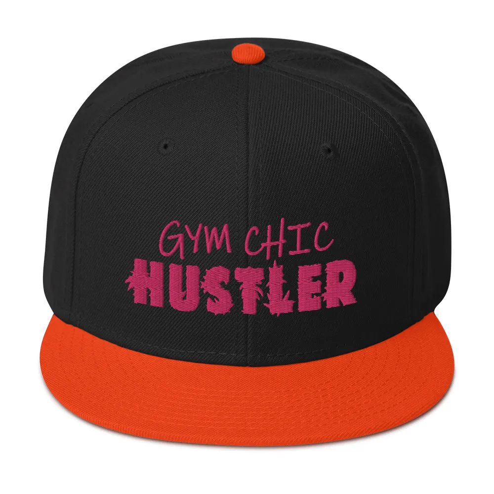 GYM CHIC HUSTLER Snapback Cap