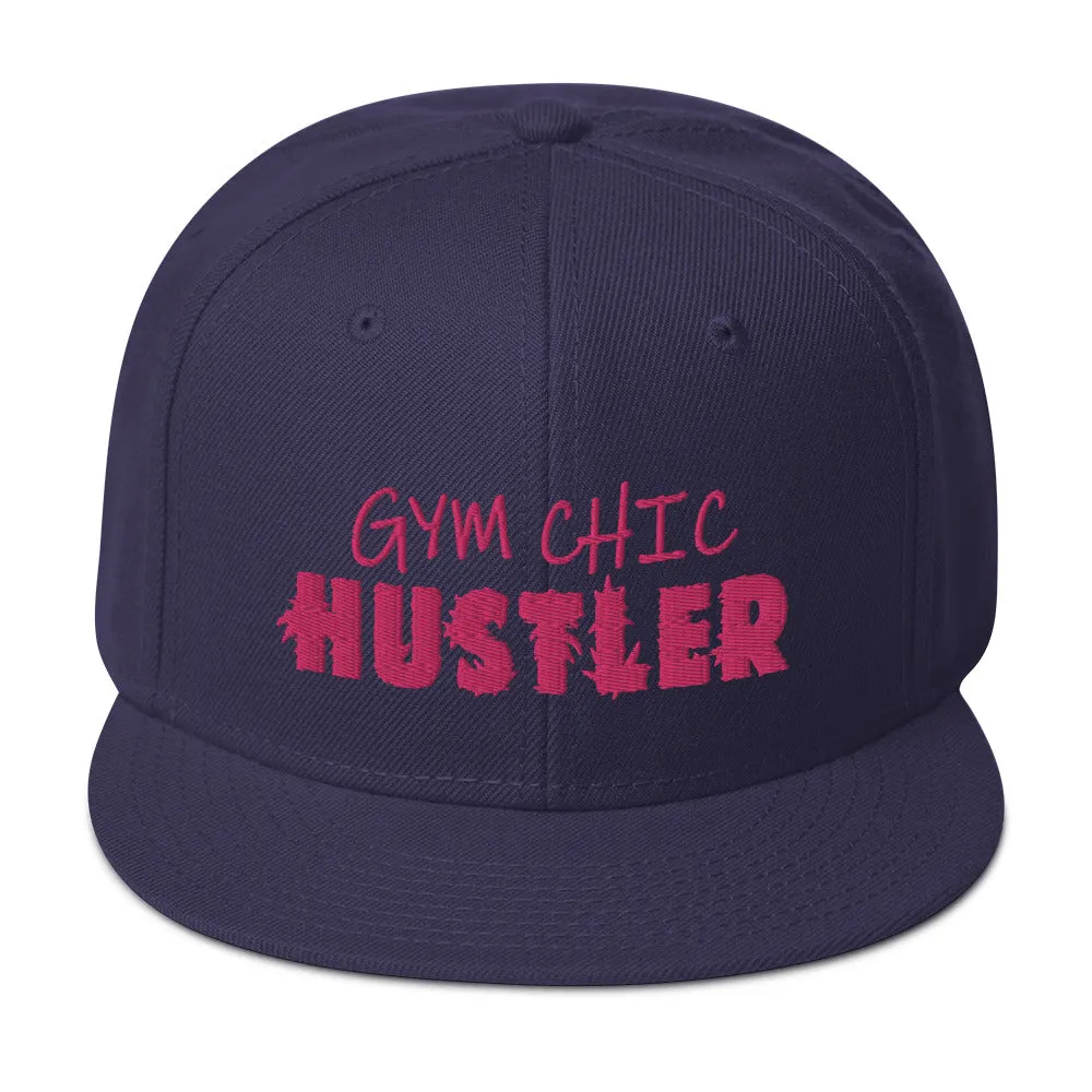 GYM CHIC HUSTLER Snapback Cap