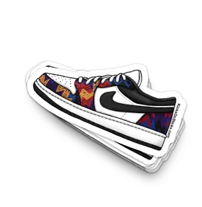 Jordan 1 Low "Nothin But Net" Sneaker Sticker