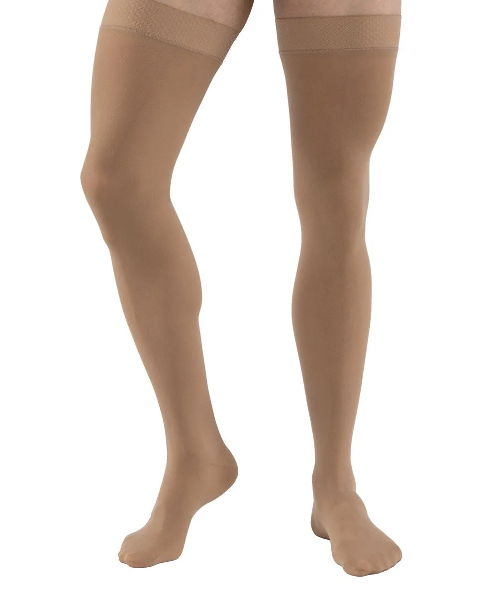 Juzo 3511 AG Dynamic Closed Toe Thigh Highs w/ Silicone Top Band 20-30 mmHg, Clearance