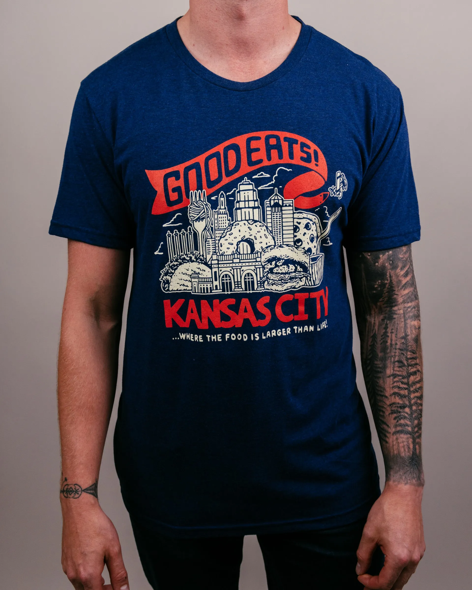 Kansas City Good Eats Navy T-Shirt