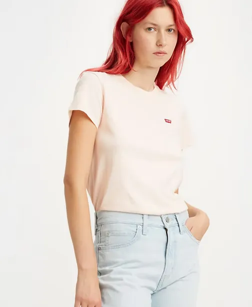 Levi's women's short sleeve T-shirt W Little Logo 39185-0209 rose