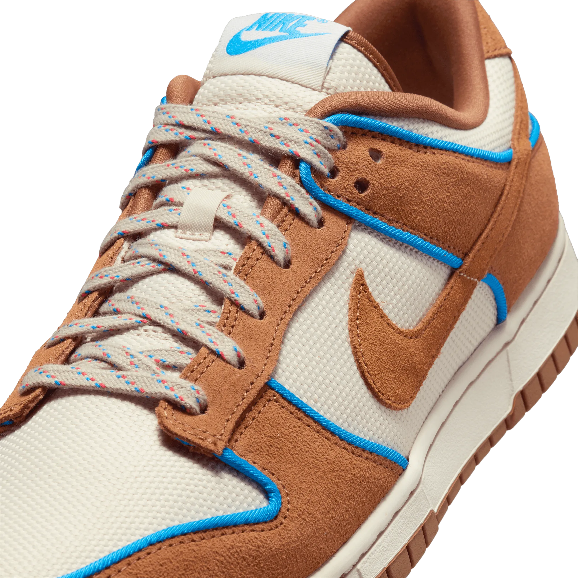 Men's Nike Dunk Low Retro Premium - LT Orewood Brown/LTBritish Tan/Photo Blue