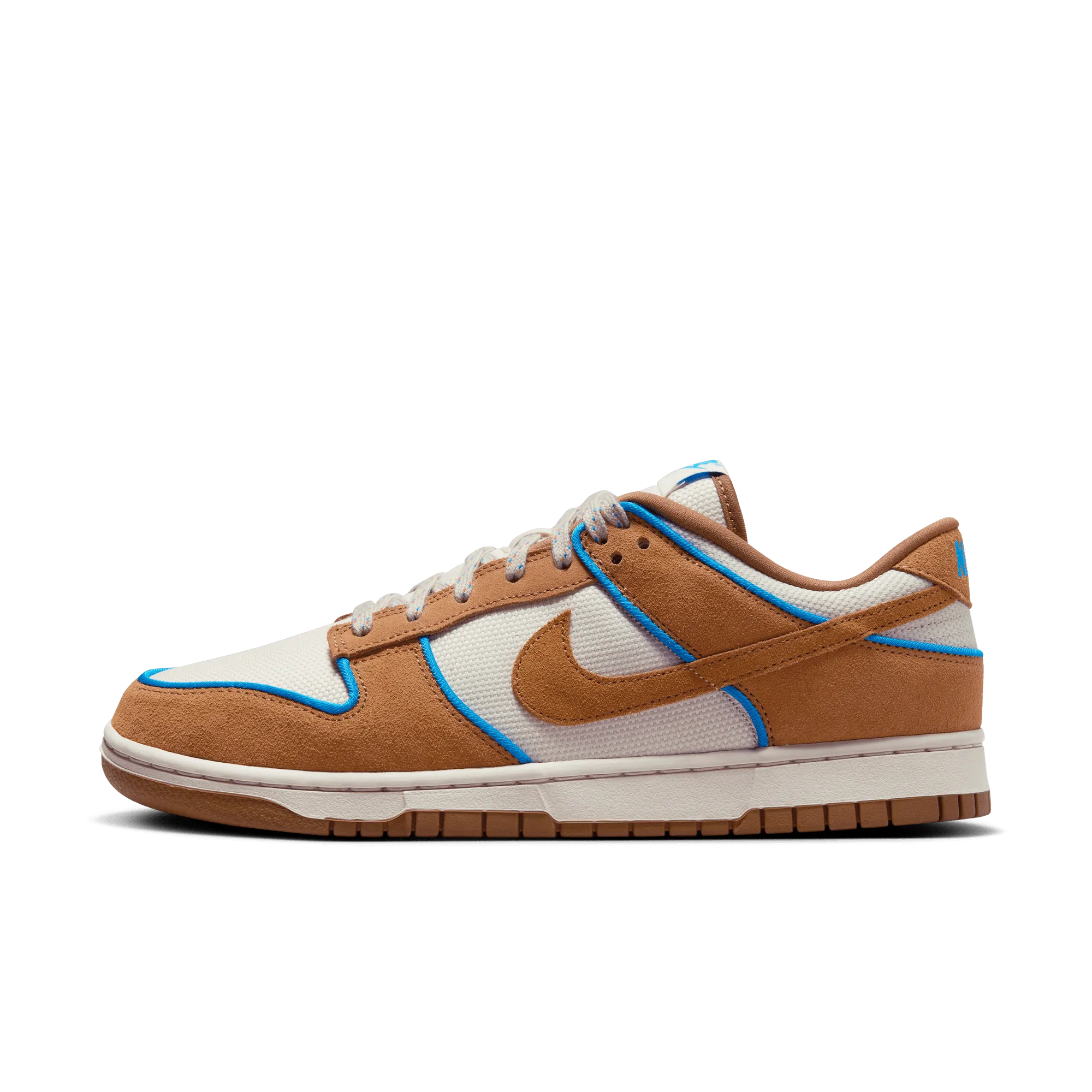 Men's Nike Dunk Low Retro Premium - LT Orewood Brown/LTBritish Tan/Photo Blue