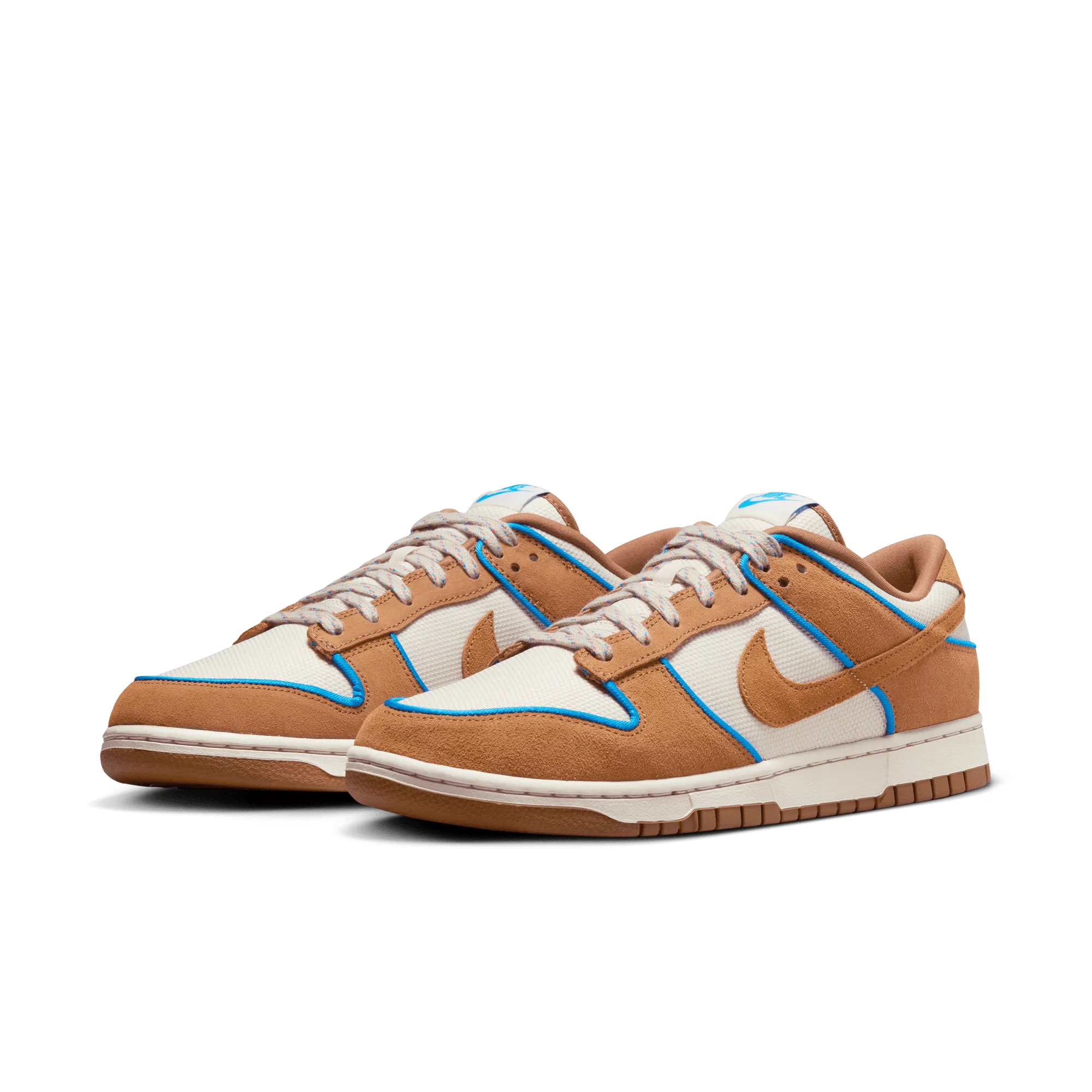 Men's Nike Dunk Low Retro Premium - LT Orewood Brown/LTBritish Tan/Photo Blue