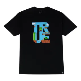 Mens True 1up T-Shirt Black