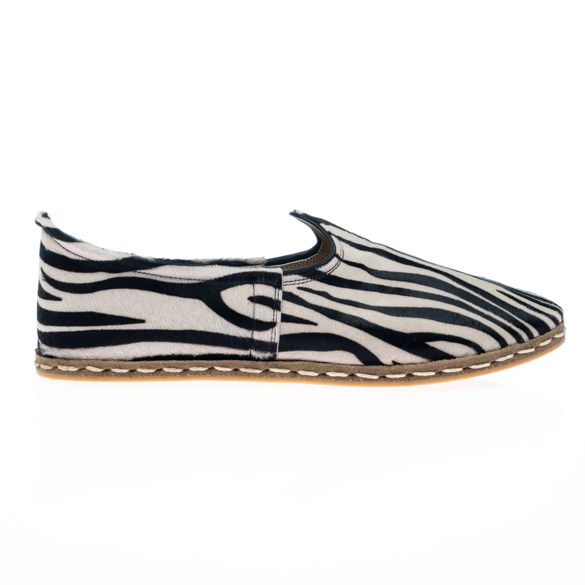 Men's Zebra Slip On Shoes