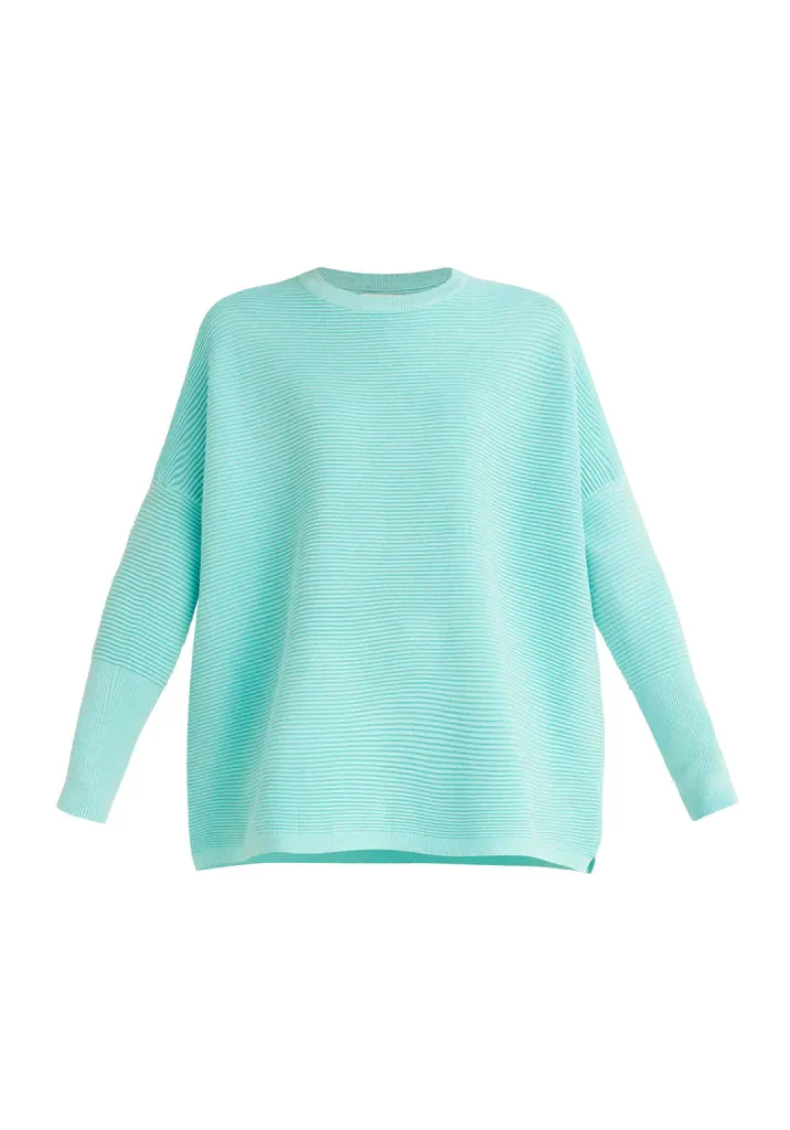 Paisie Cape Jumper in Mint Green