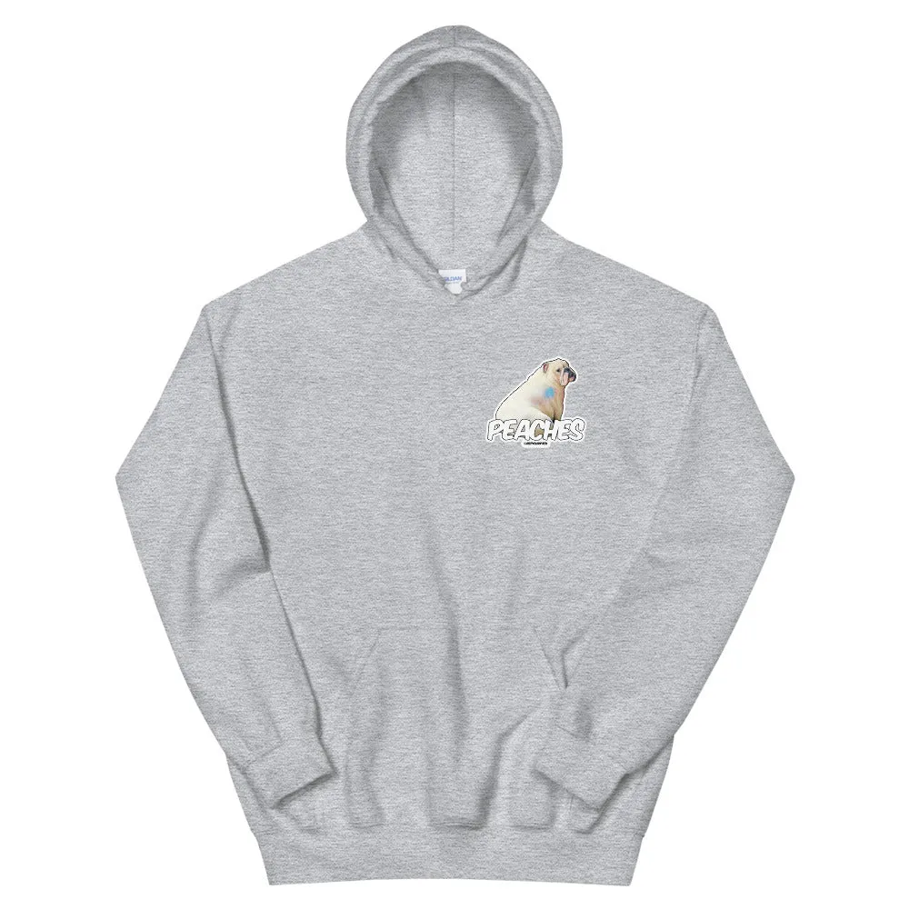 Peaches Side Eye Unisex Hoodie