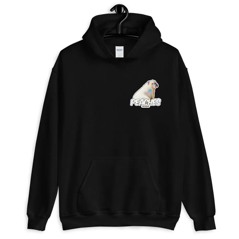 Peaches Side Eye Unisex Hoodie