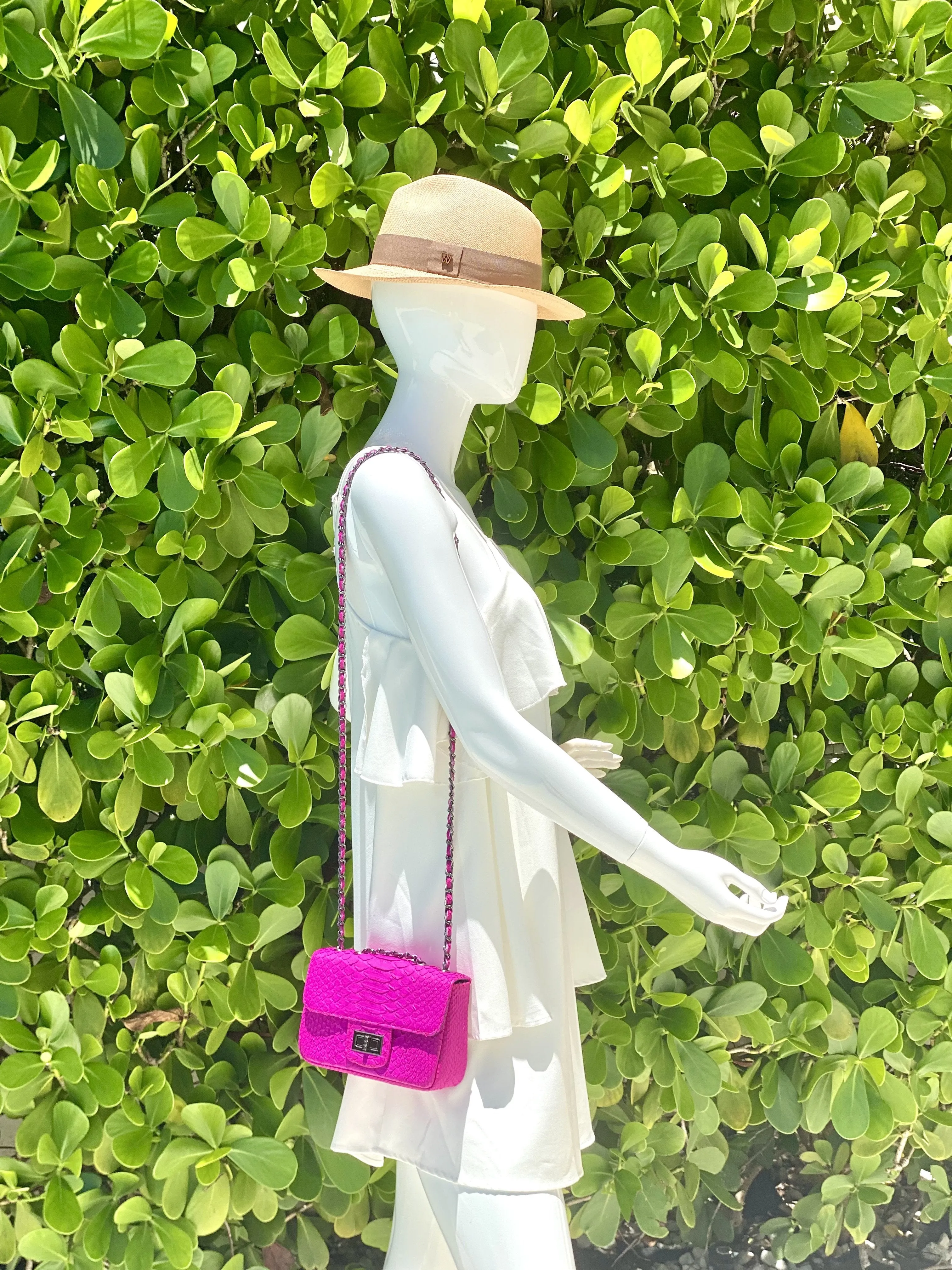 Pink Flap Bag - SMALL