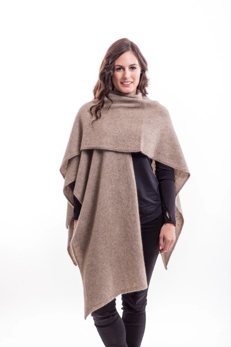 Possum Merino Split Front Cape