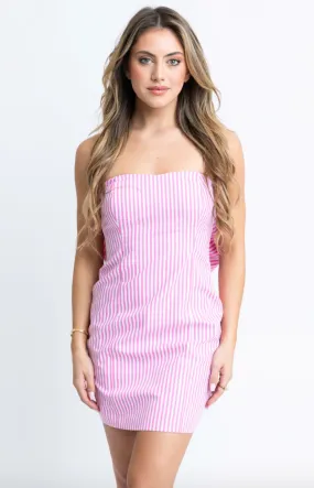 Preppy Bow Dress | Pink