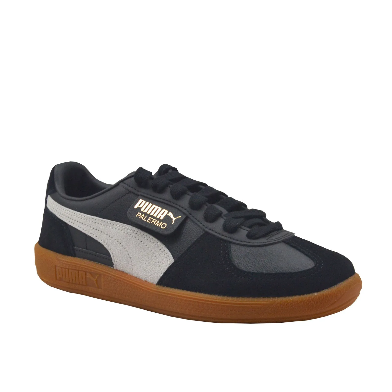 Puma Palermo Leather 39646403 (Puma Black / Feather Gray / Gum)