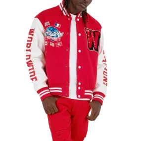 Red Varsity Jacket