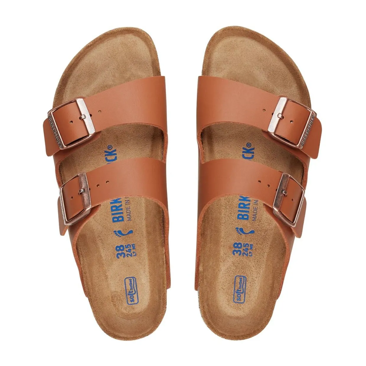 Sandali Birkenstock Arizona Soft Footbed Marrone