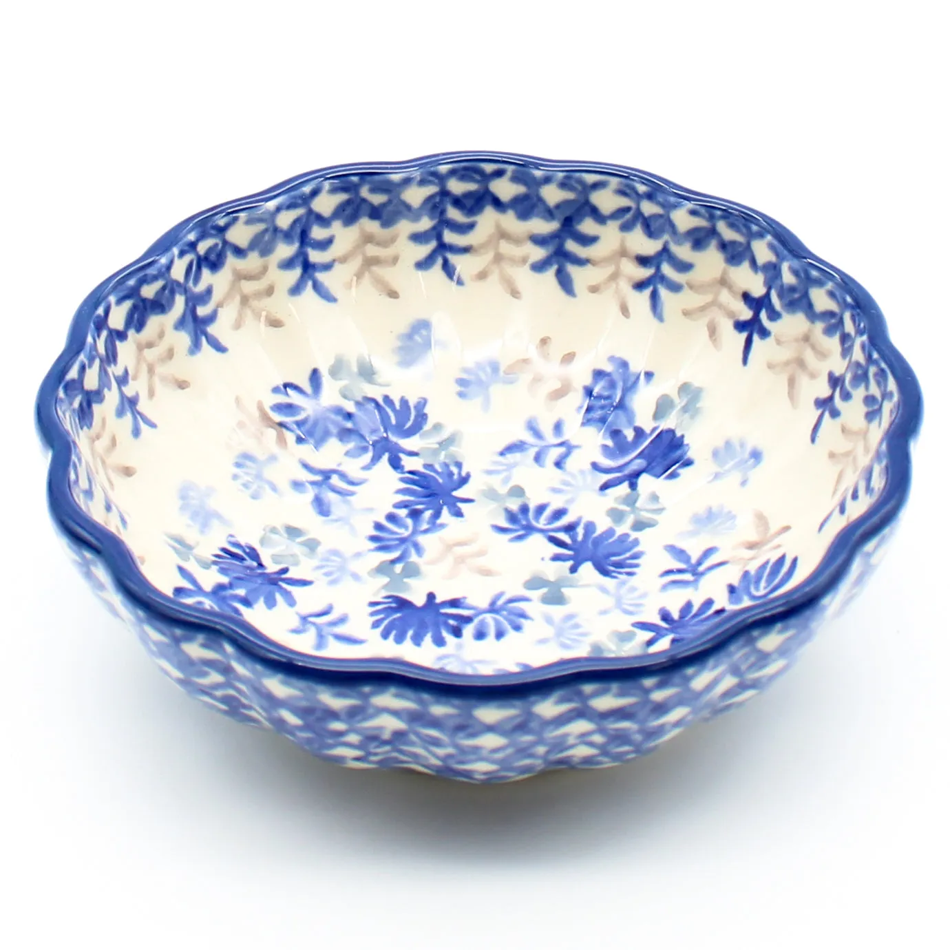 Sm Shell Bowl 4.5 in Blue Thistle