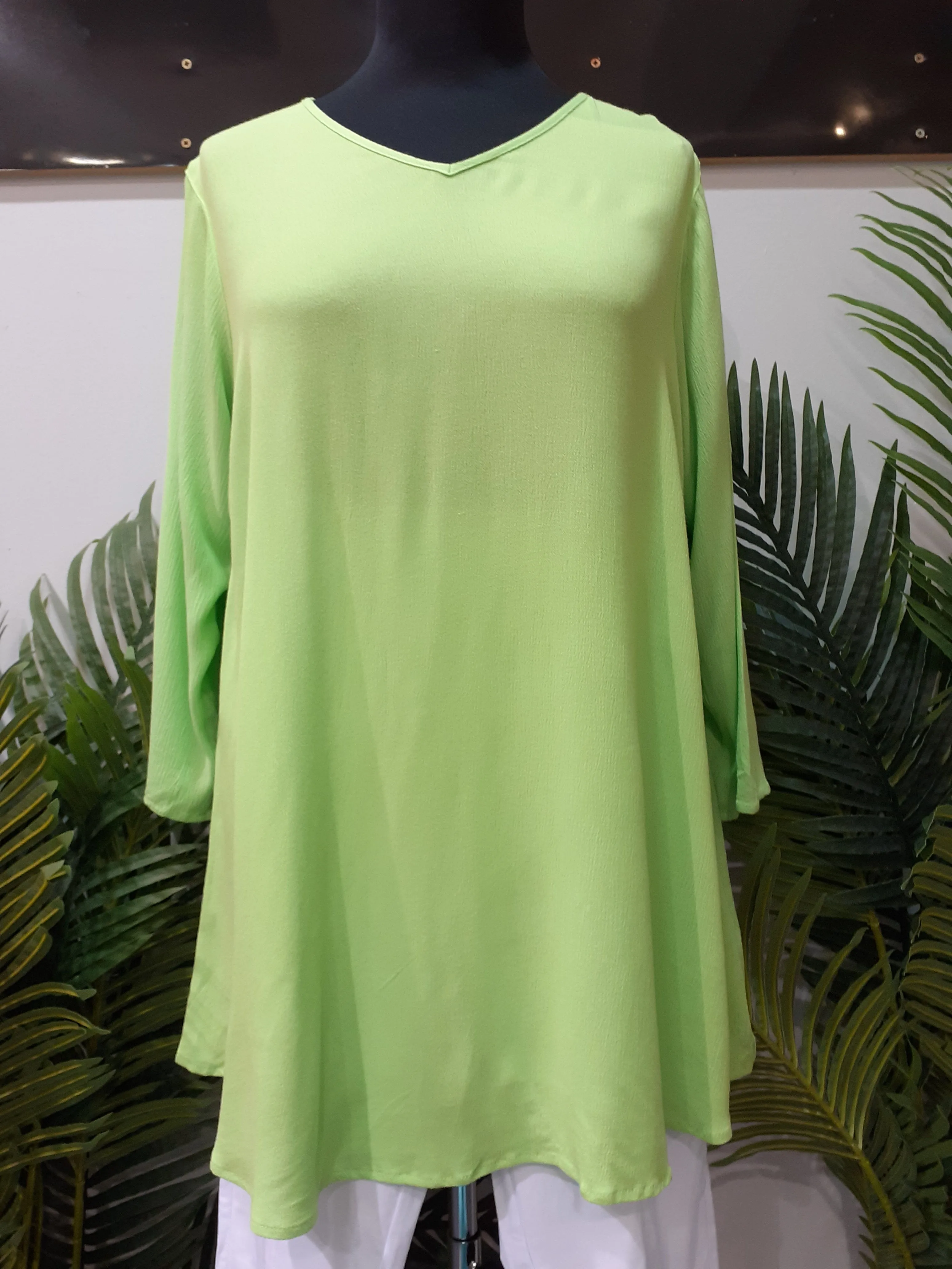 Studio lime green top