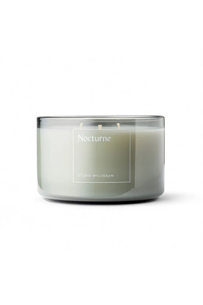 Studio Milligram - Scented 3-wick Candle - Nocturne - 600g