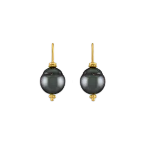 Tahitian Pearl Baby Linea Earrings